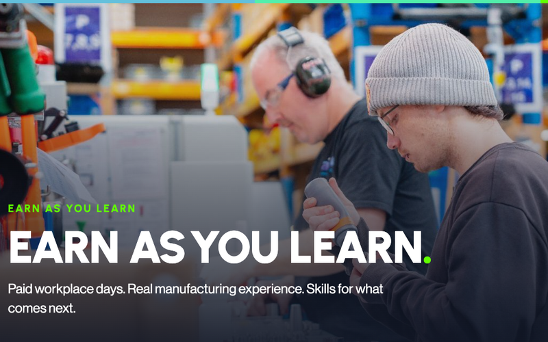 Manufacturers unite to grow future workforce through ‘Earn As You Learn’ programme